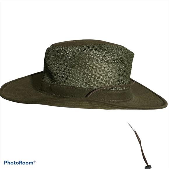 Men Panama Mesh Breezer Safari Hat - Picture 2 of 5